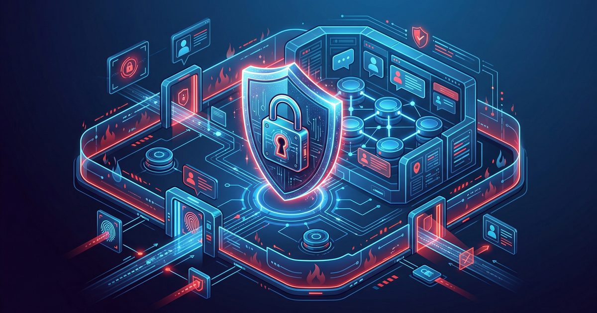 Security shield untuk data customer CS bot