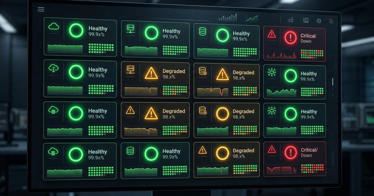 Build Service Health Dashboard — Monitor Semua Service di Satu Tempat