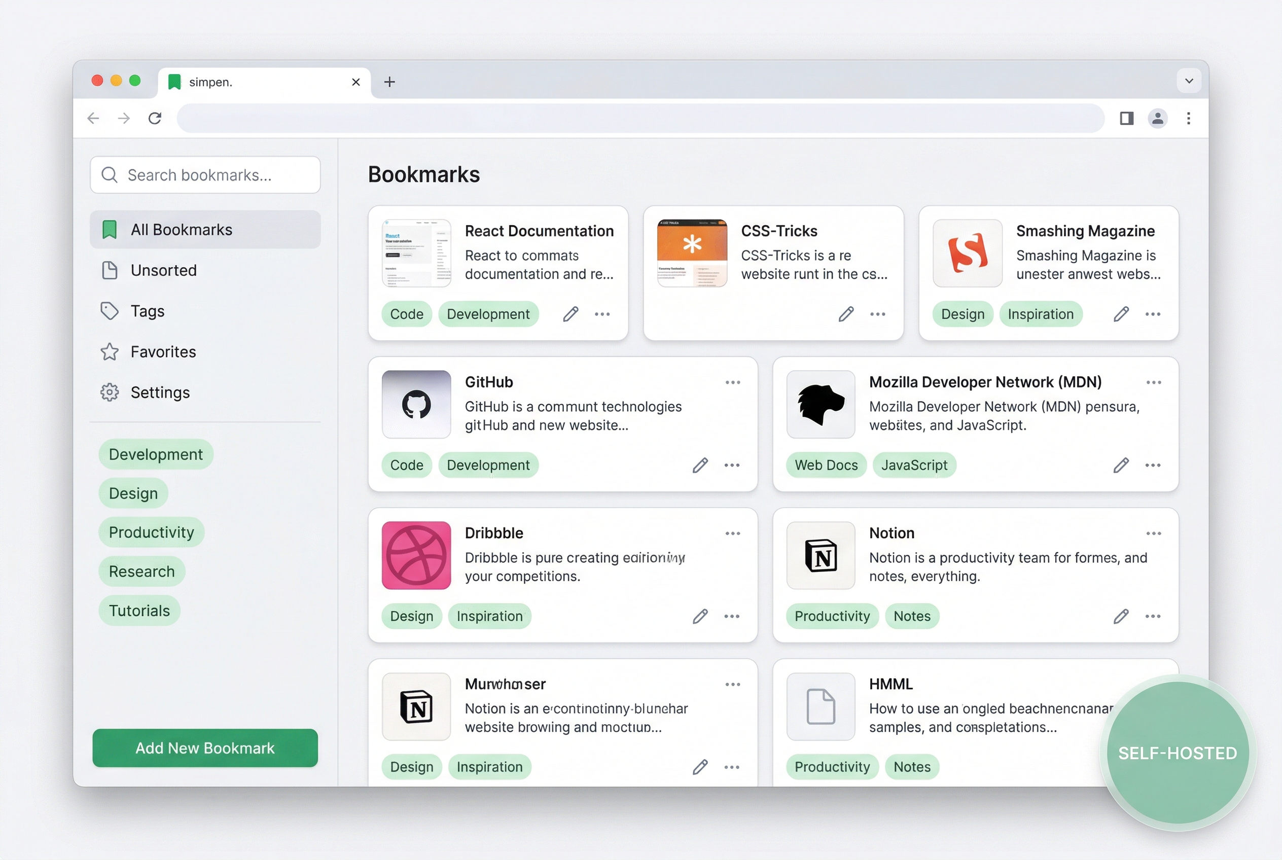 Self-Hosted Bookmark Manager dengan Custom Branding via Nginx