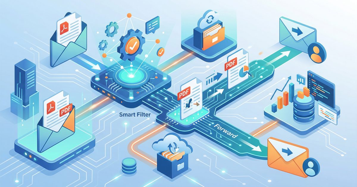 Smart Email Forward dengan PDF Attachment — Otomatis & Pintar