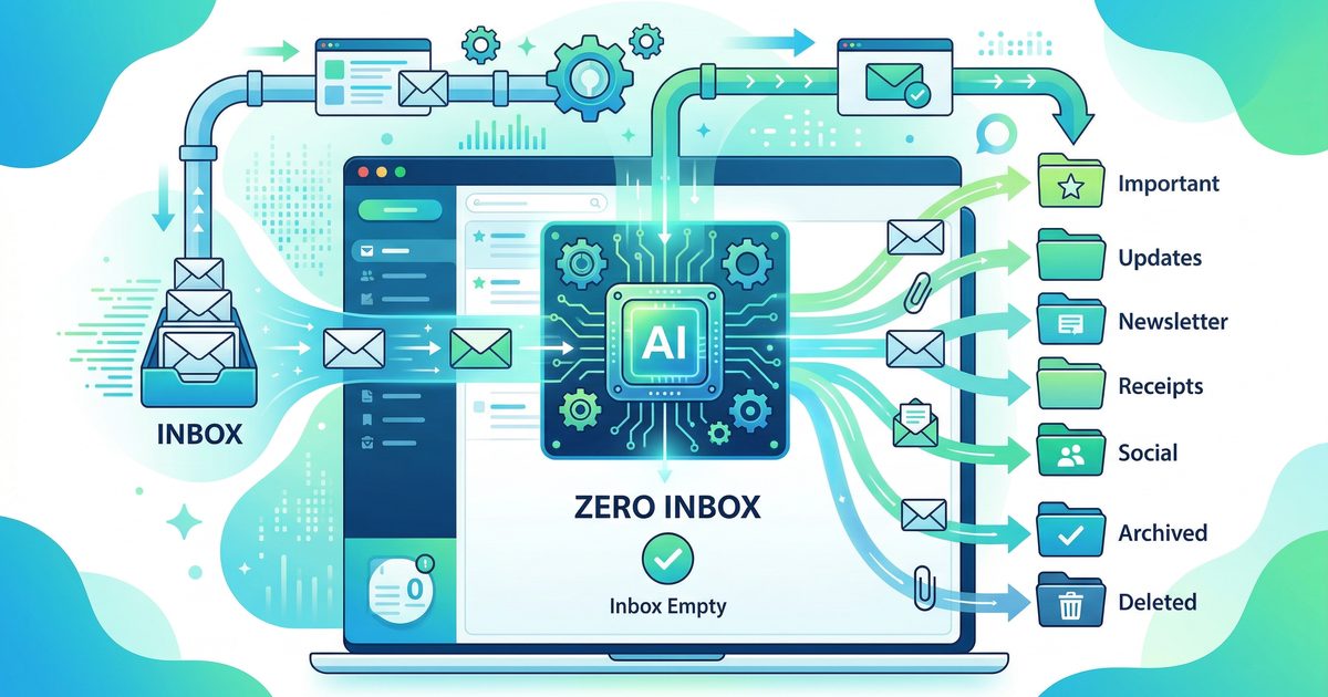 Smart Email Triage dengan AI — Inbox Zero Tanpa Sakit Kepala